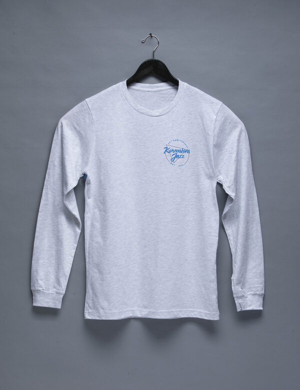 Kuumbwa "50th Anniversary" Long Sleeve Tee – Light Heather Grey